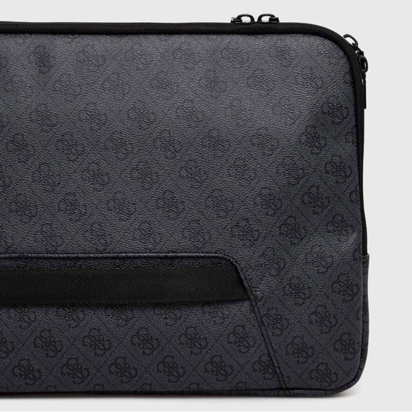 New GUESS Vezzola Smart Briefcase With Pocket - Picture 3 of 13
